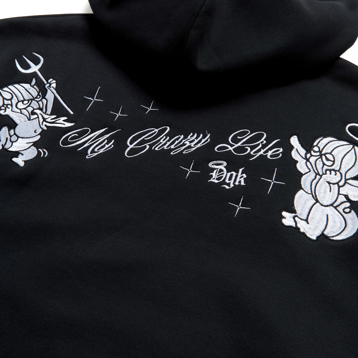 DGK Crazy Life Hoodie - Black image 5