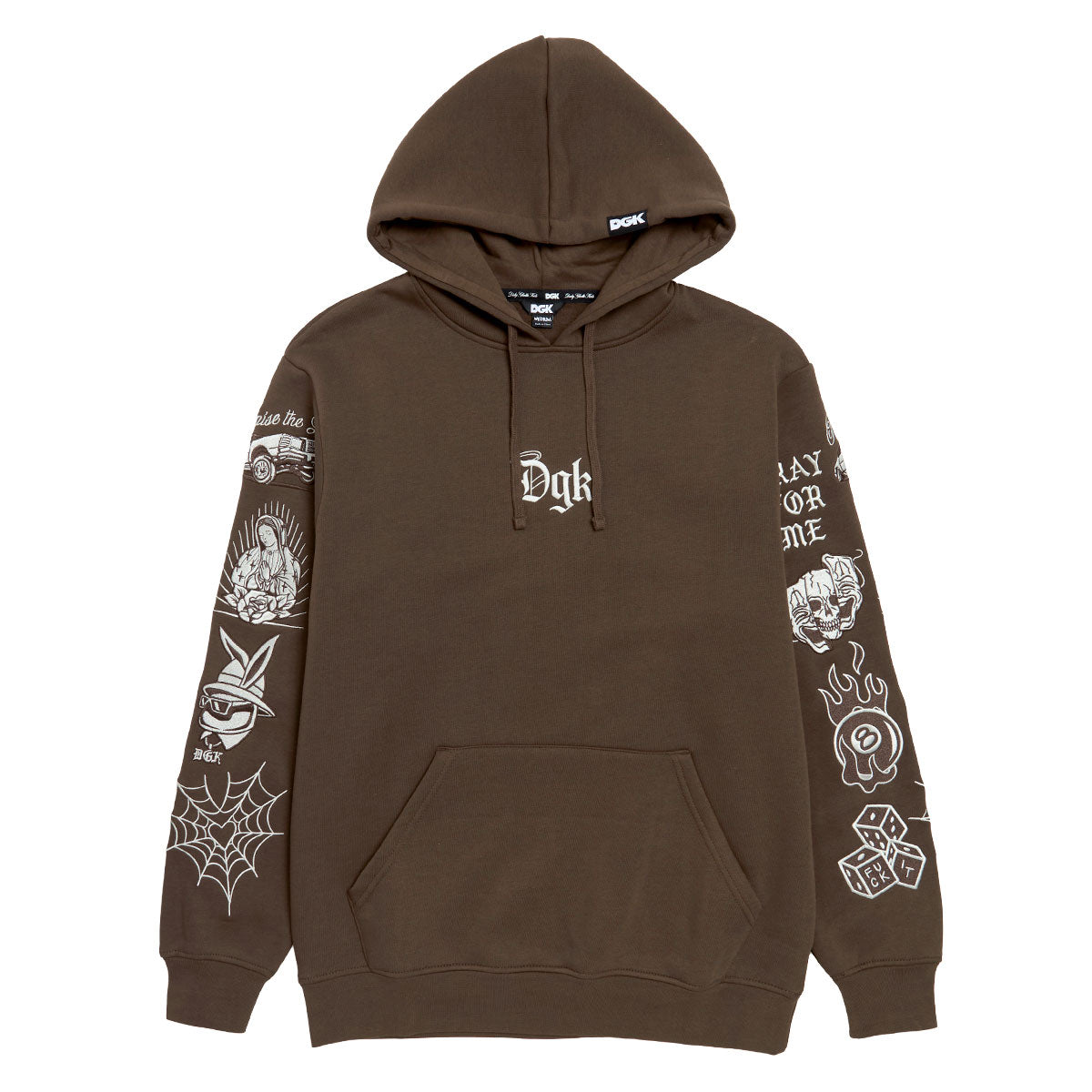 DGK Crazy Life Hoodie - Brown image 1