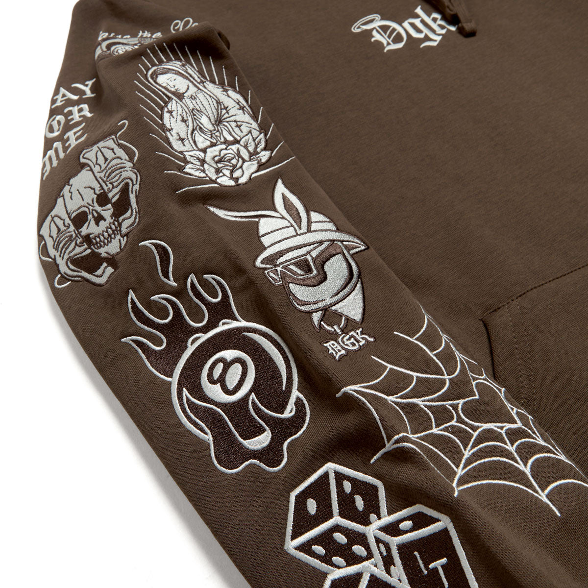 DGK Crazy Life Hoodie - Brown image 3