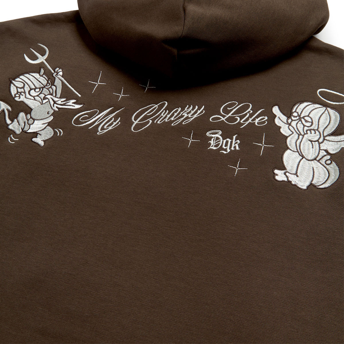 DGK Crazy Life Hoodie - Brown image 5