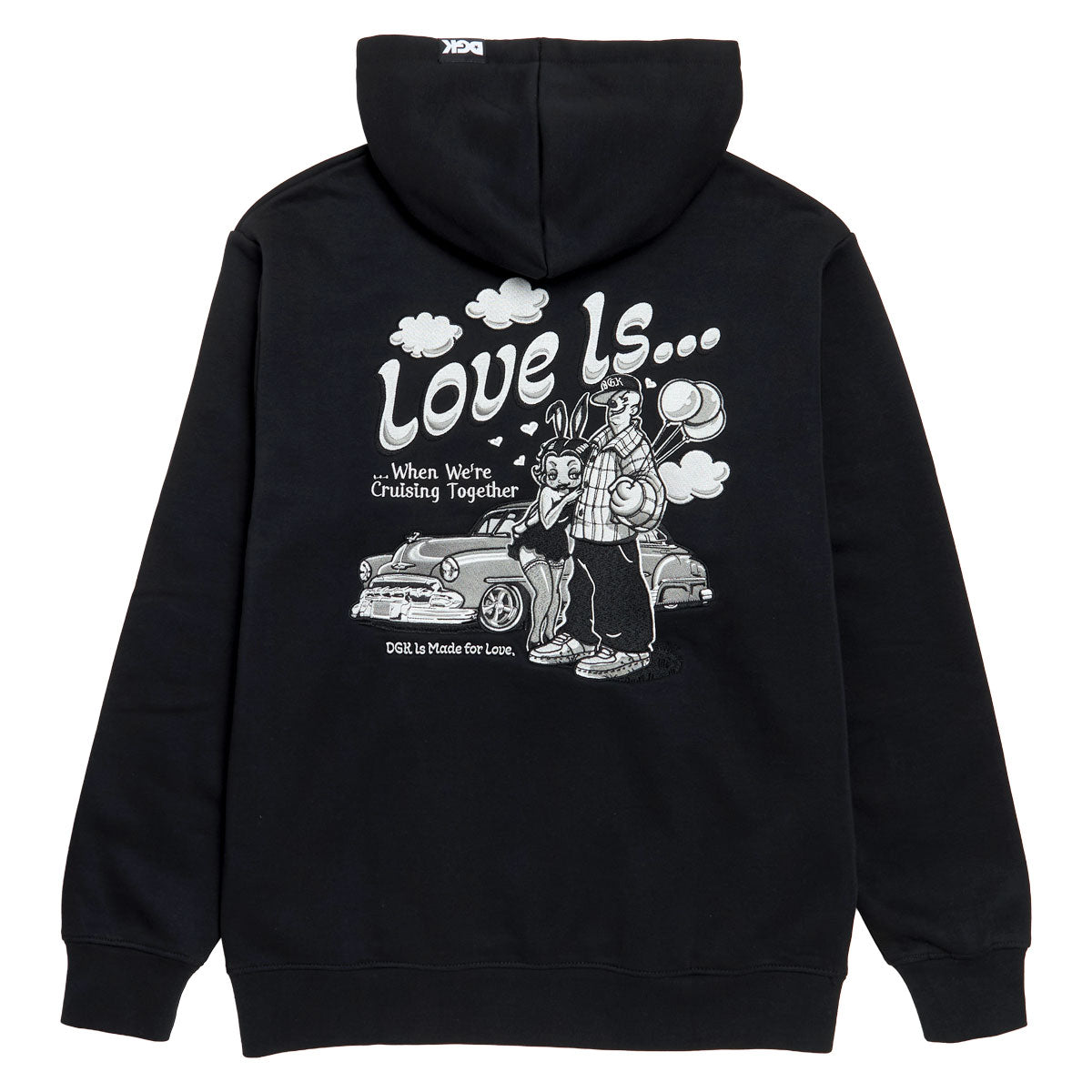 DGK Love Is... Hoodie - Black image 2