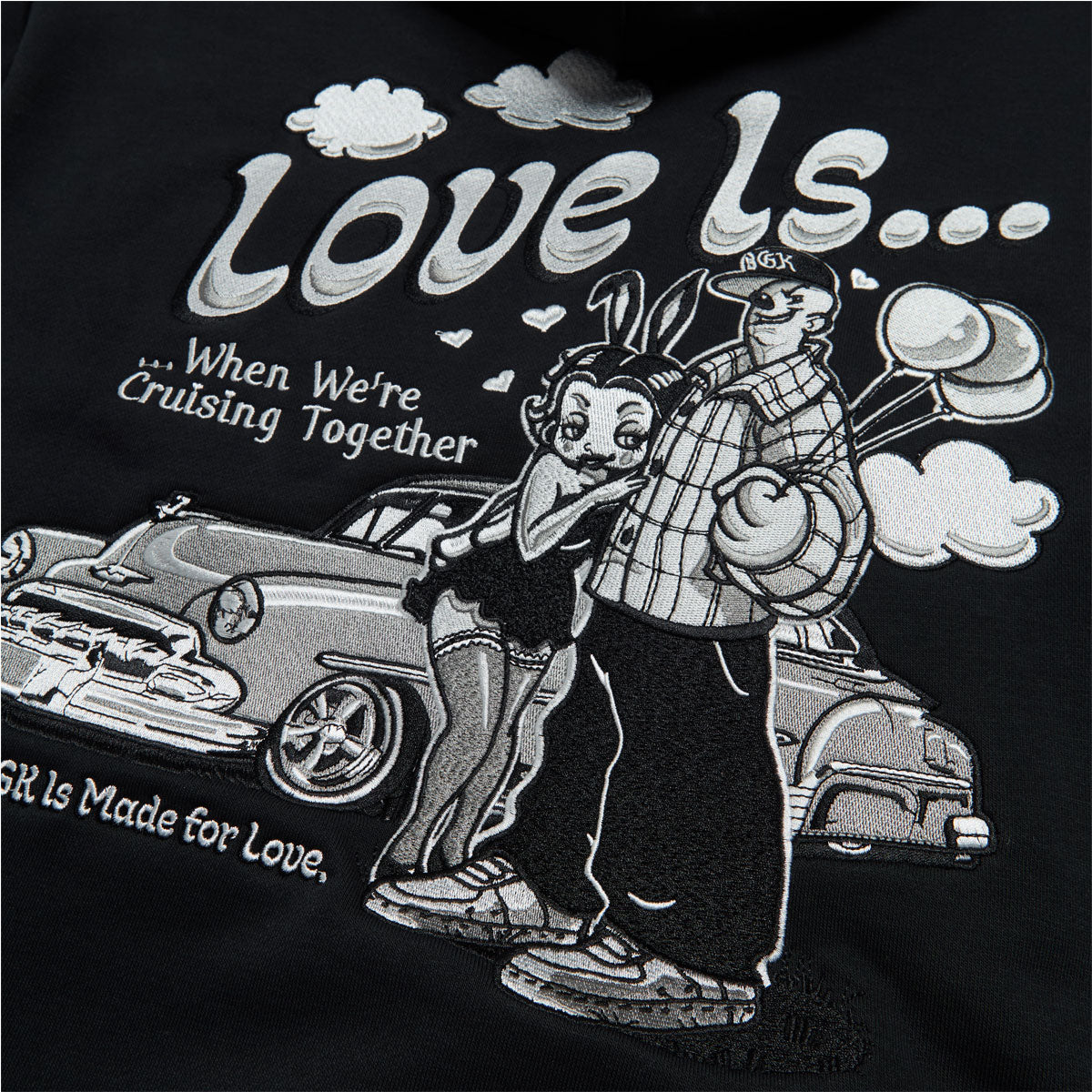 DGK Love Is... Hoodie - Black image 4