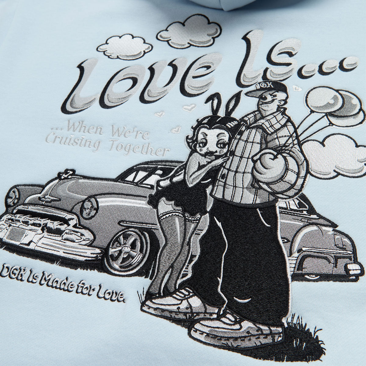 DGK Love Is... Hoodie - Powder Blue image 4