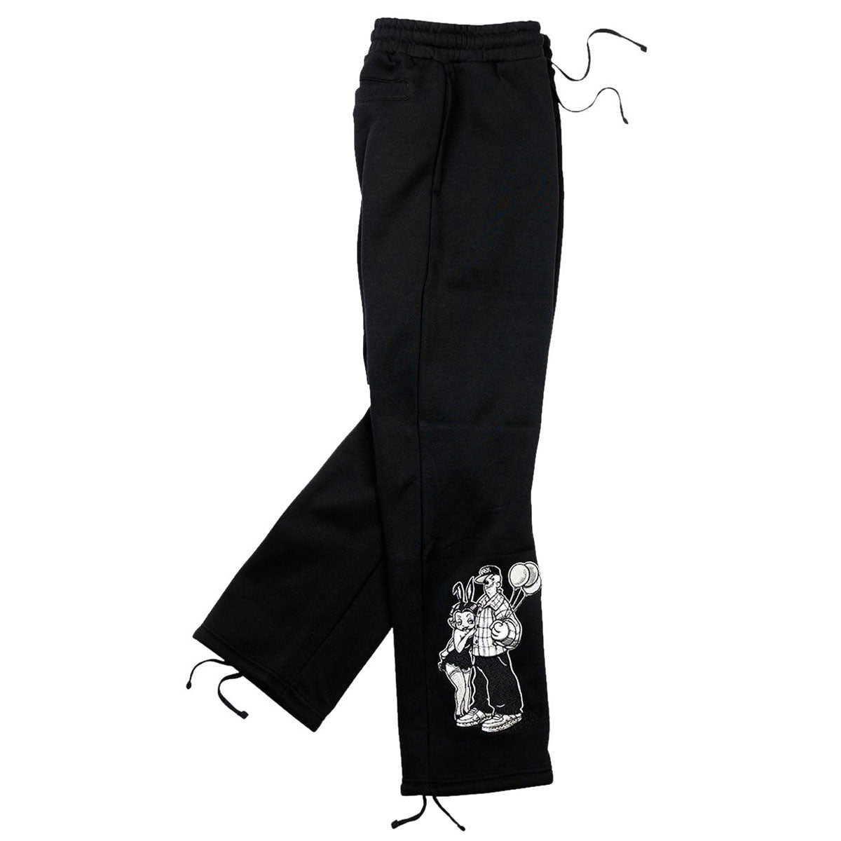 DGK Love Is... Fleece Sweatpants - Black image 5