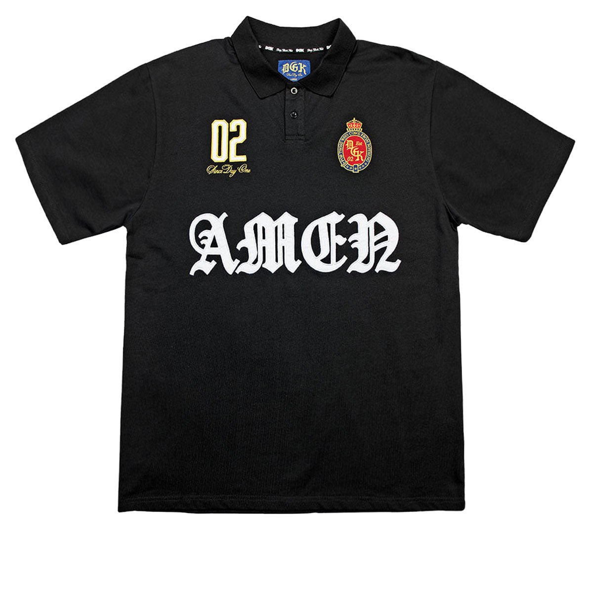 DGK Imperial Polo Shirt - Black image 1