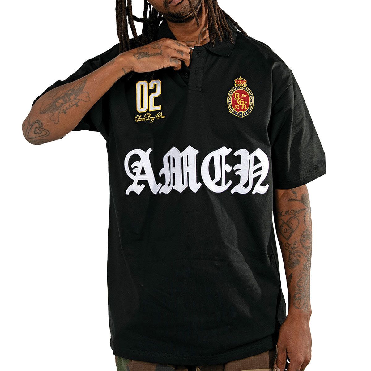 DGK Imperial Polo Shirt - Black image 2