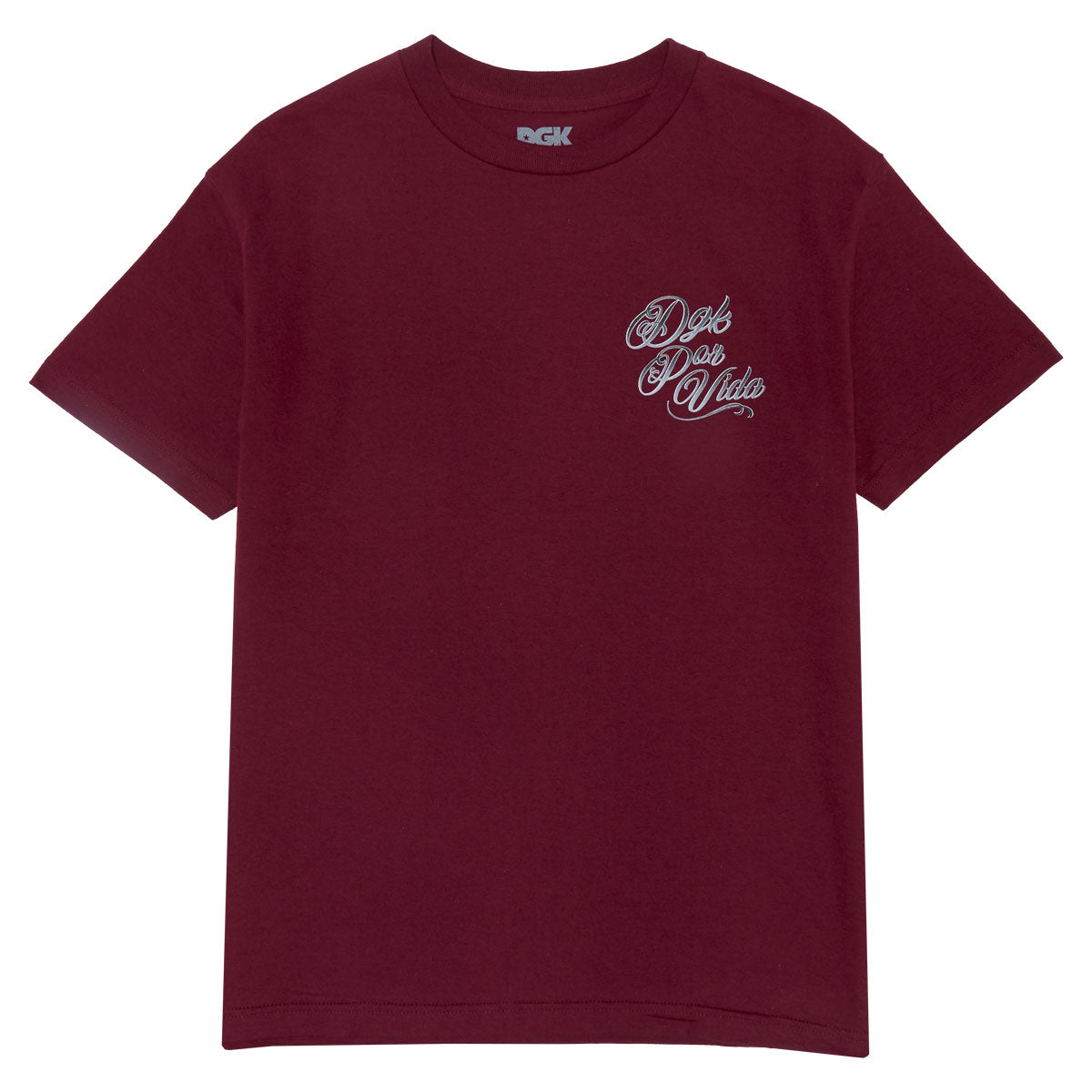 DGK Batalla T-Shirt - Burgundy image 2