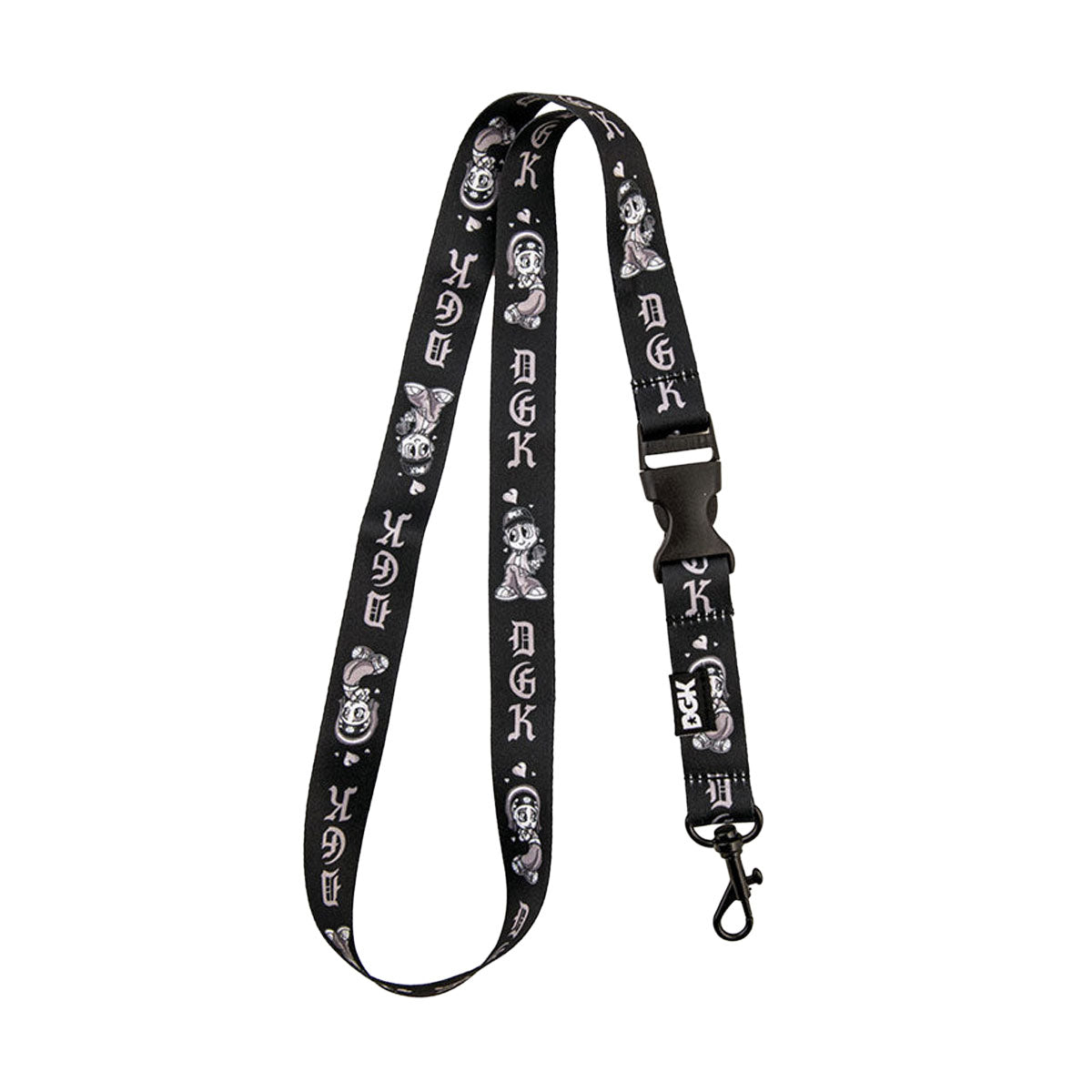 DGK Fool For You Lanyard - Black image 1