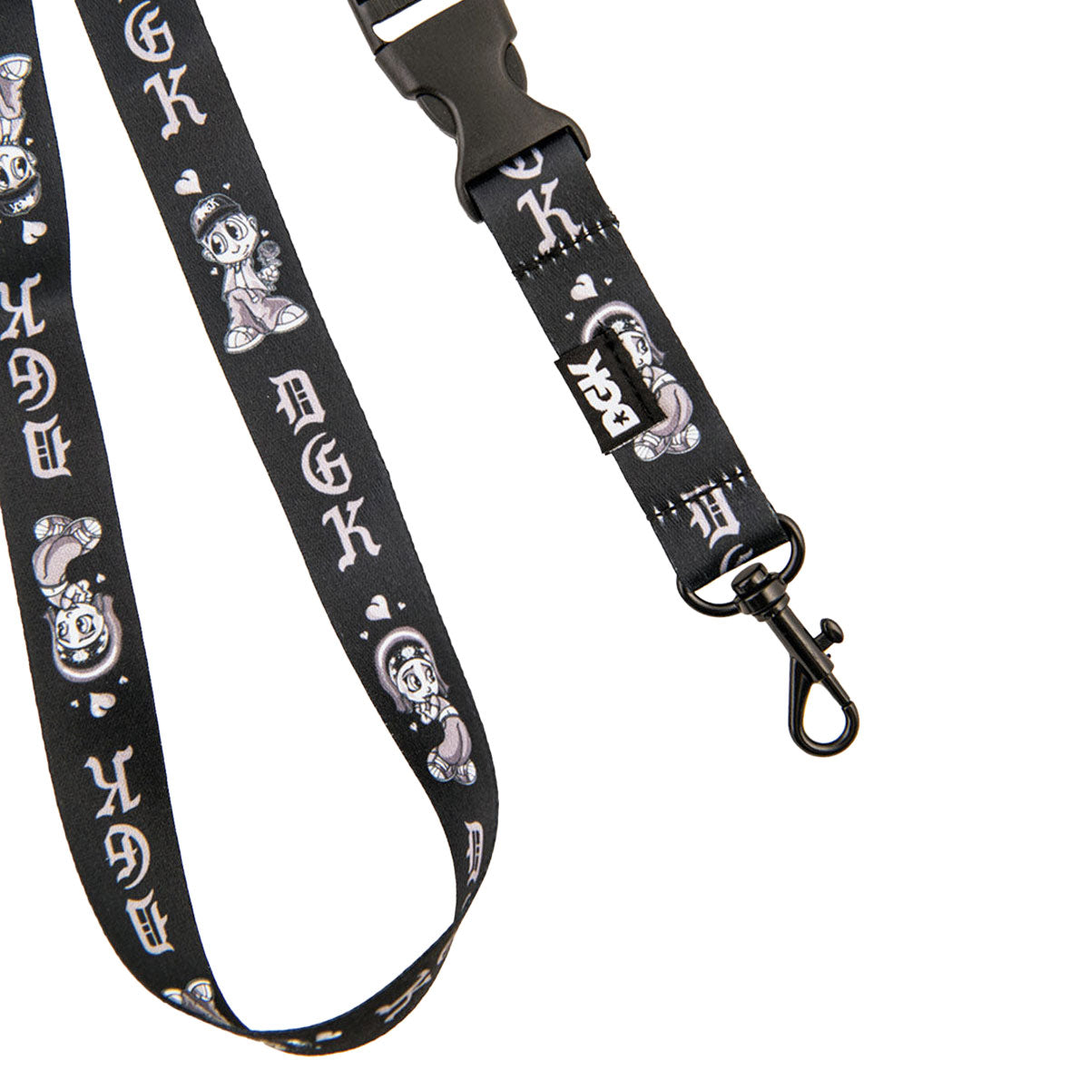 DGK Fool For You Lanyard - Black image 2