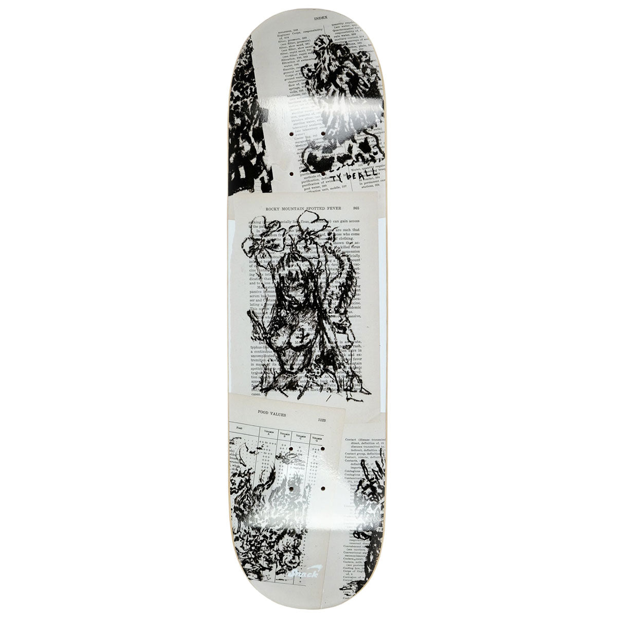Snack Beall Shadow Book Skateboard Deck - 8.38