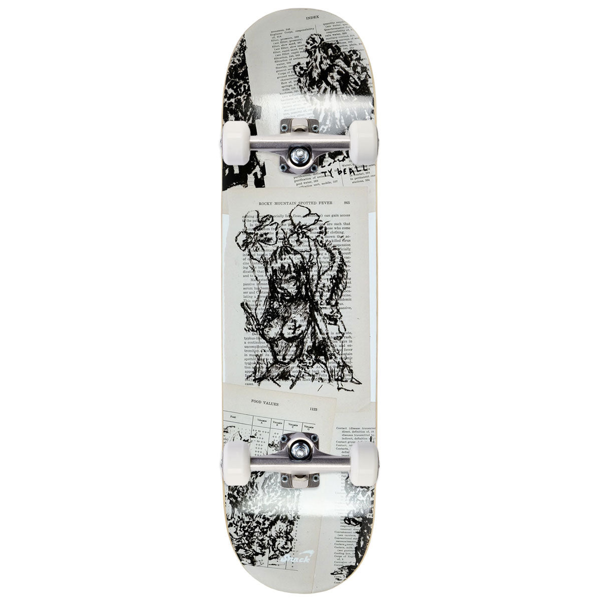 Snack Beall Shadow Book Skateboard Complete - 8.38