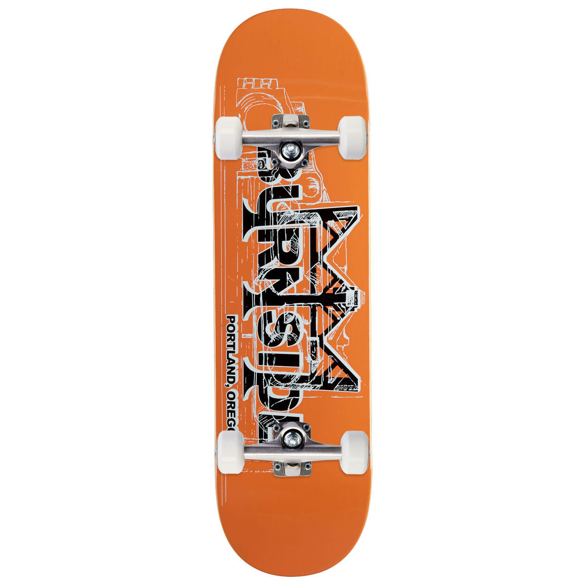 Burnside Bridge Skateboard Complete - Orange - 9.00