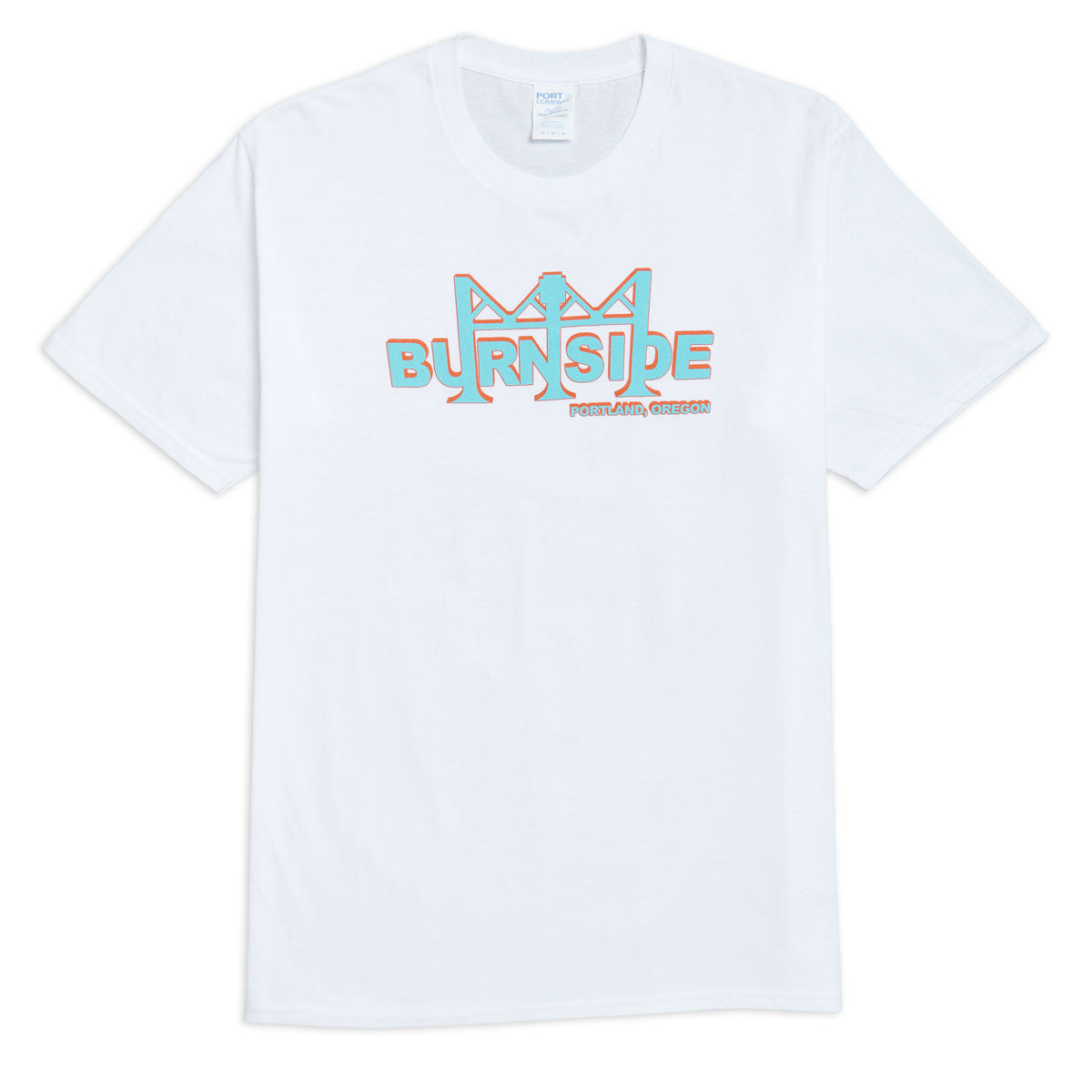 Burnside Official T-Shirt - White/Teal image 1