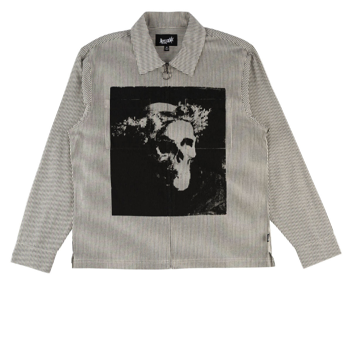 Welcome Crowned Long Sleeve Oxford Shirt - Black image 1