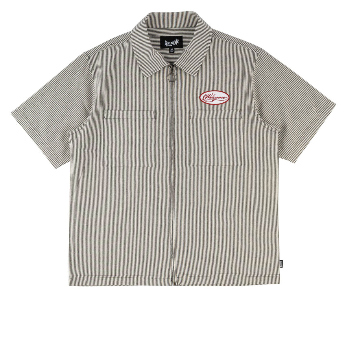Welcome Garage Oxford Shirt - Black/Grey image 1
