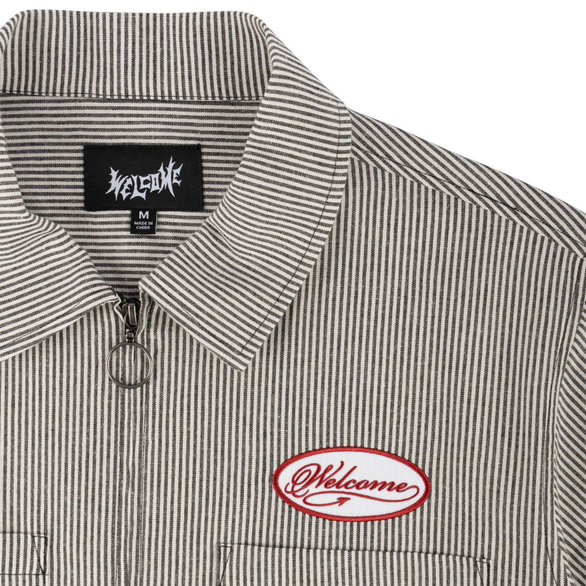 Welcome Garage Oxford Shirt - Black/Grey image 3