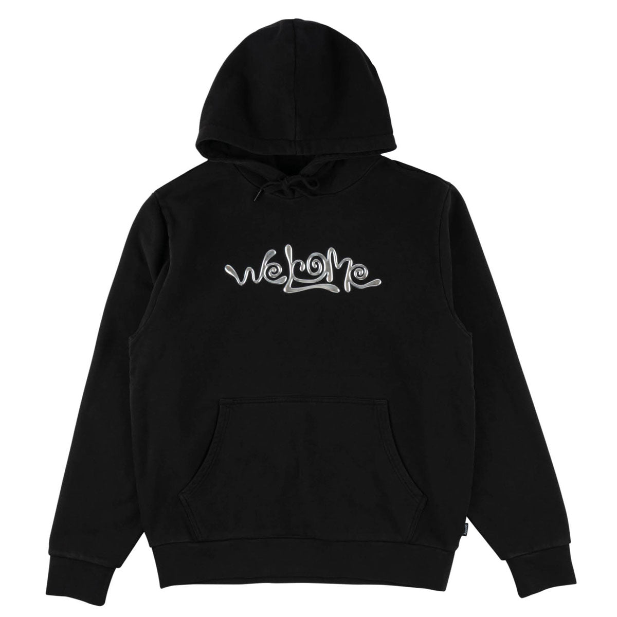 Welcome Gleam 3D Chrome Applique Hoodie - Black image 1