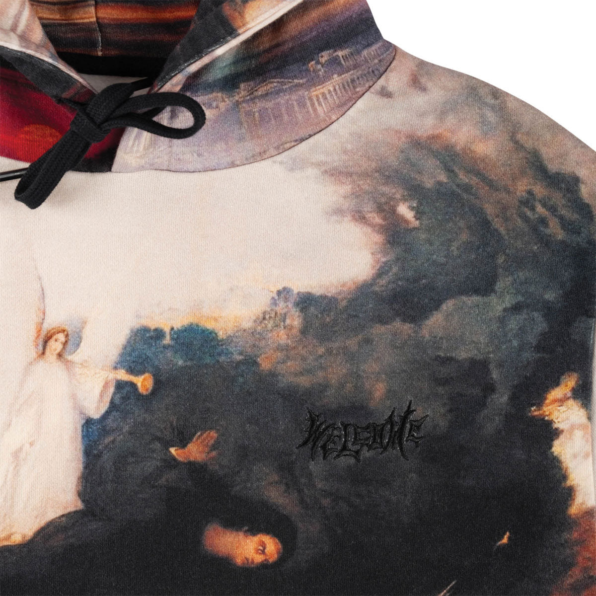 Welcome Judgement All Over Hoodie - Black image 3