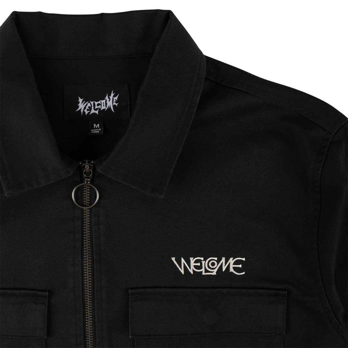 Welcome Paladin Long Sleeve Twill Patch Shirt - Black image 3