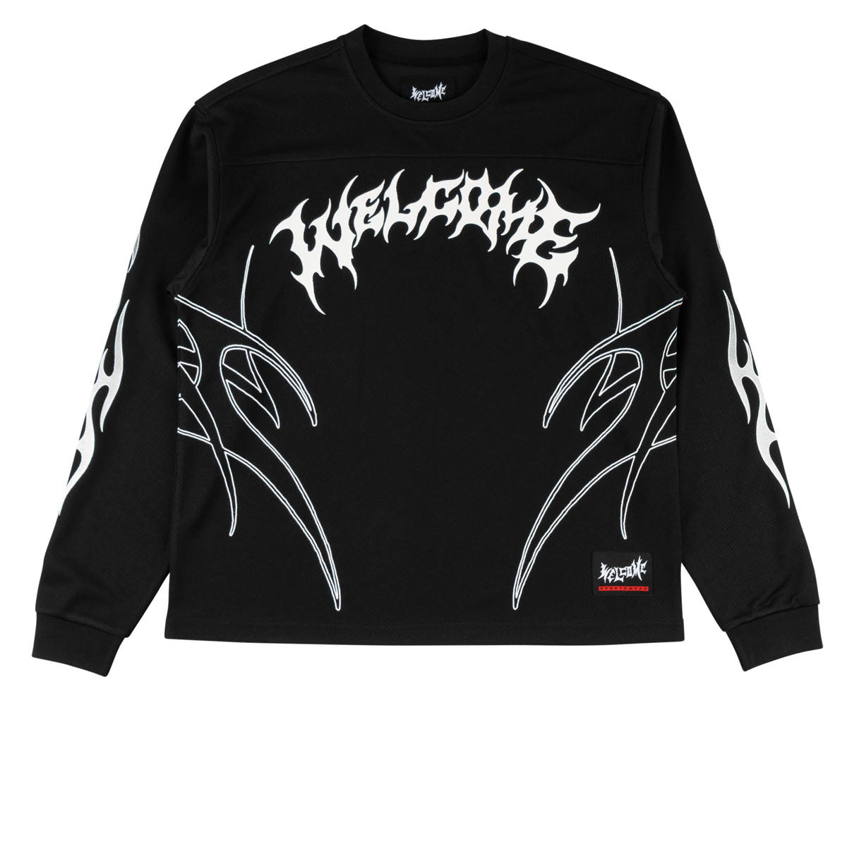 Welcome Scrub Long Sleeve Racing Jersey - Black image 1