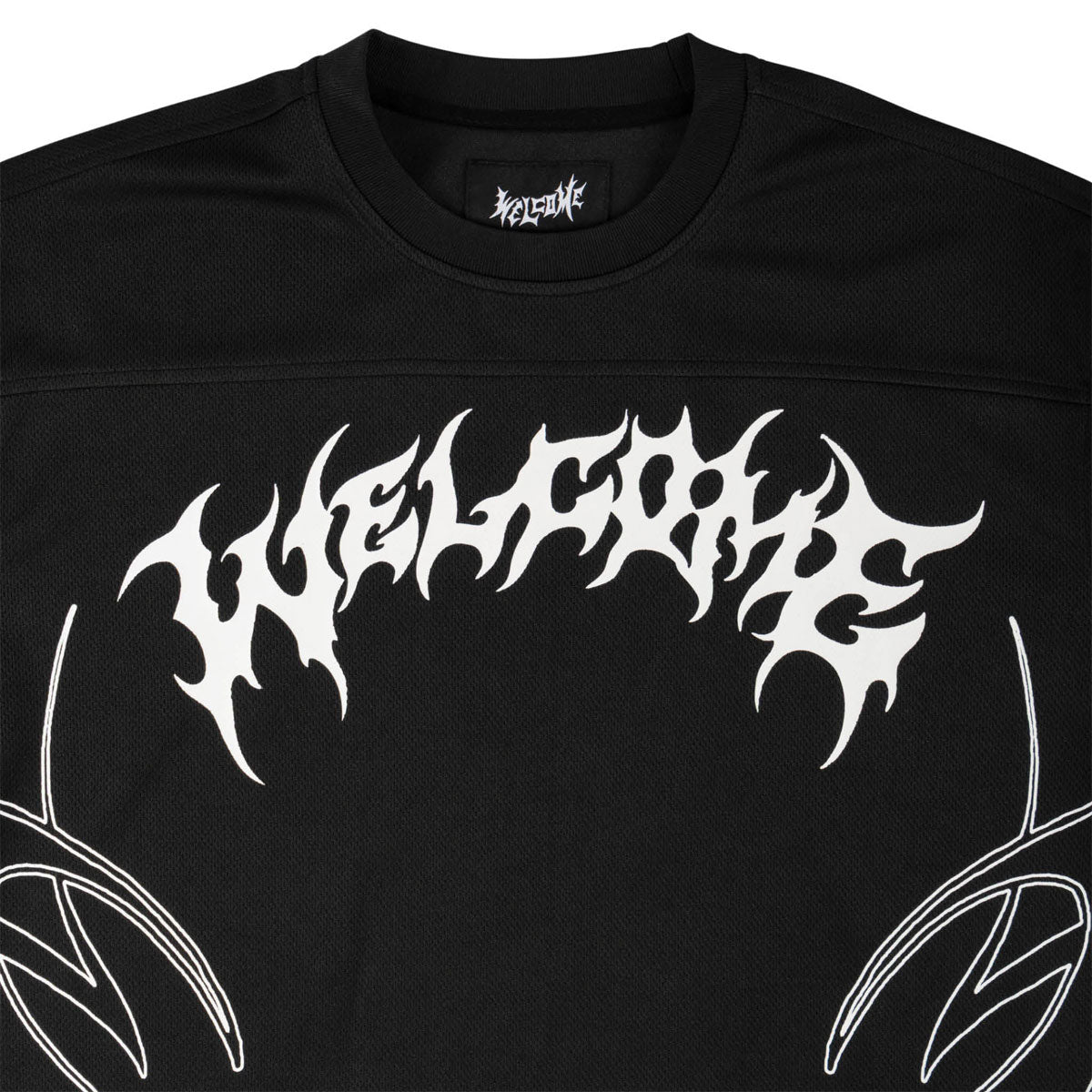 Welcome Scrub Long Sleeve Racing Jersey - Black image 3