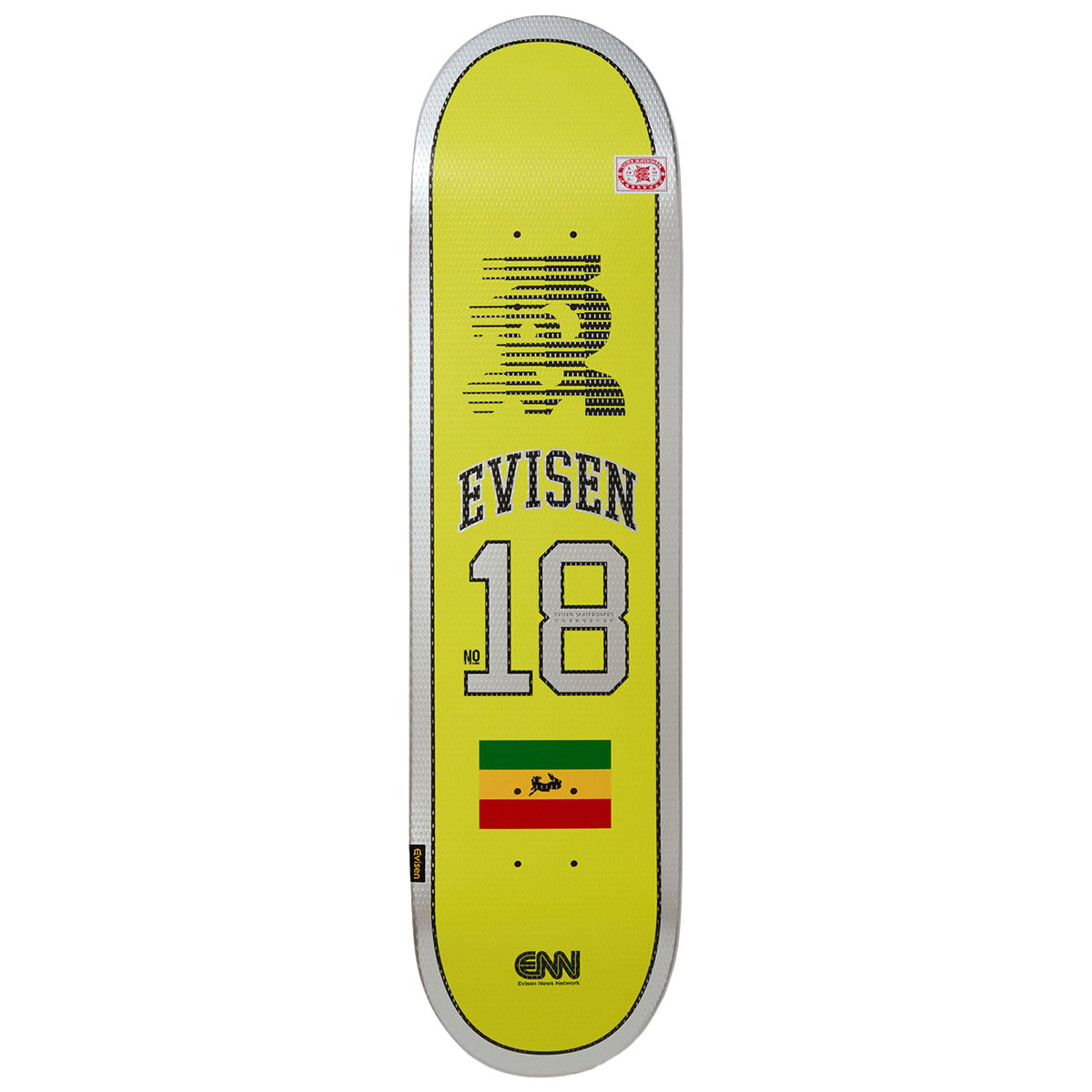 Evisen No. 18 Skateboard Deck - 8.38