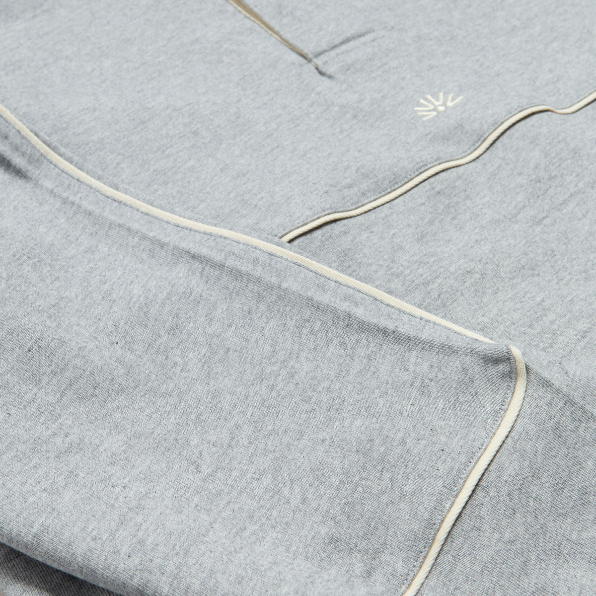 Autumn Piping Long Sleeve Rugby Shirt - Heather Grey image 4