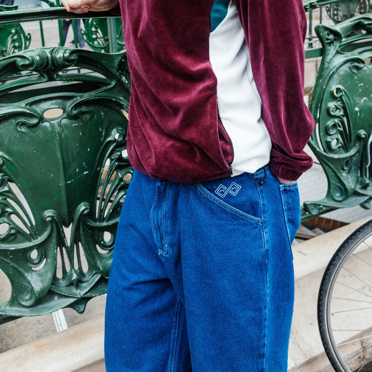 Magenta Ledge Denim Jeans - Blue image 4