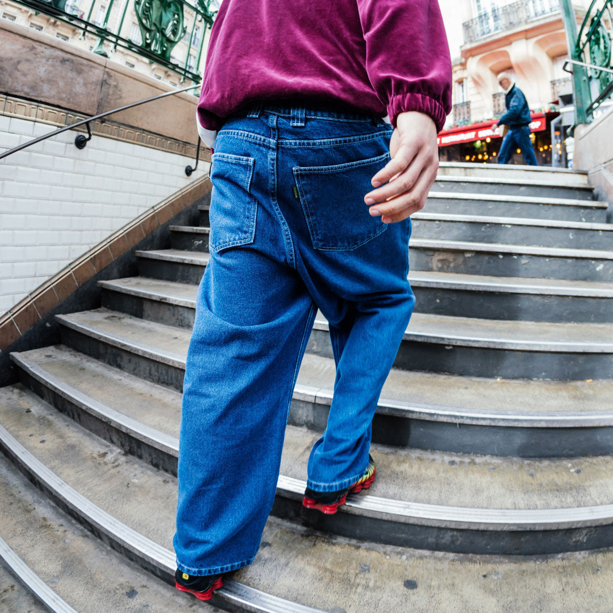 Magenta Ledge Denim Jeans - Blue image 5