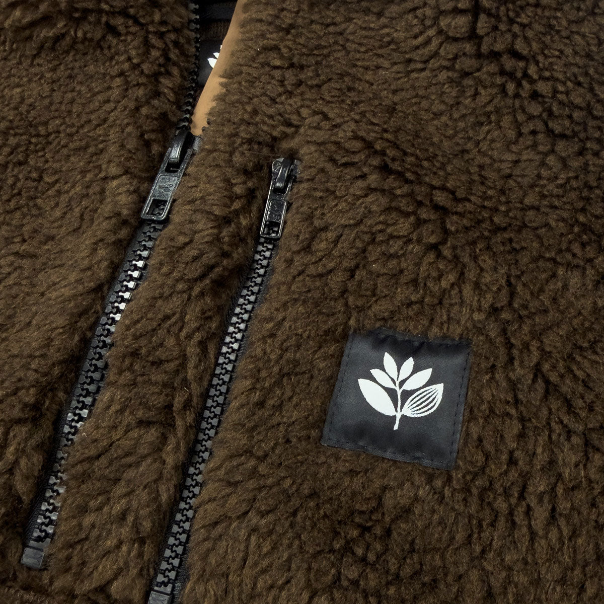 Magenta Meru Highneck Sweater - Brown image 2