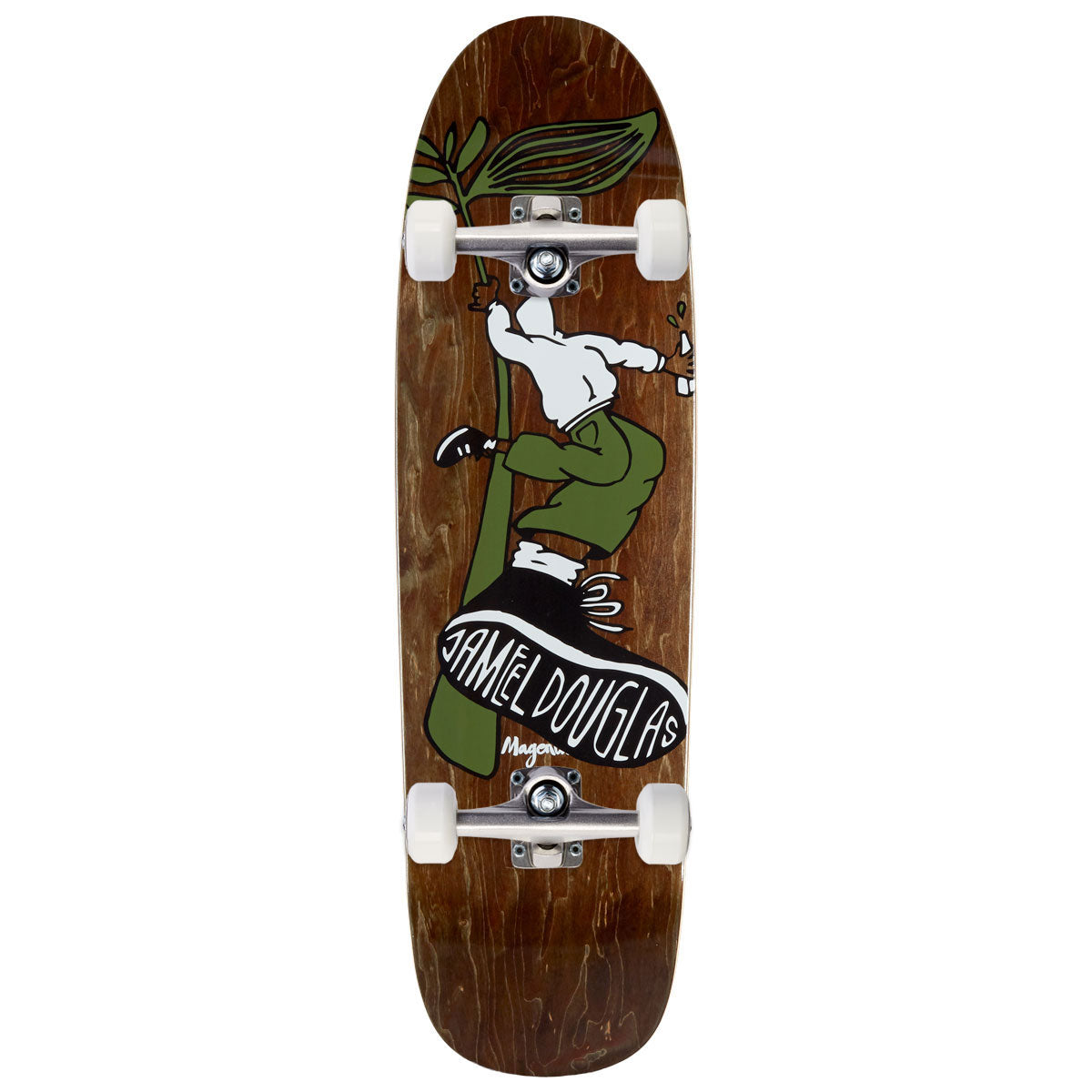 Magenta Jameel Douglas M Street Retro Shape Skateboard Complete - 8.70