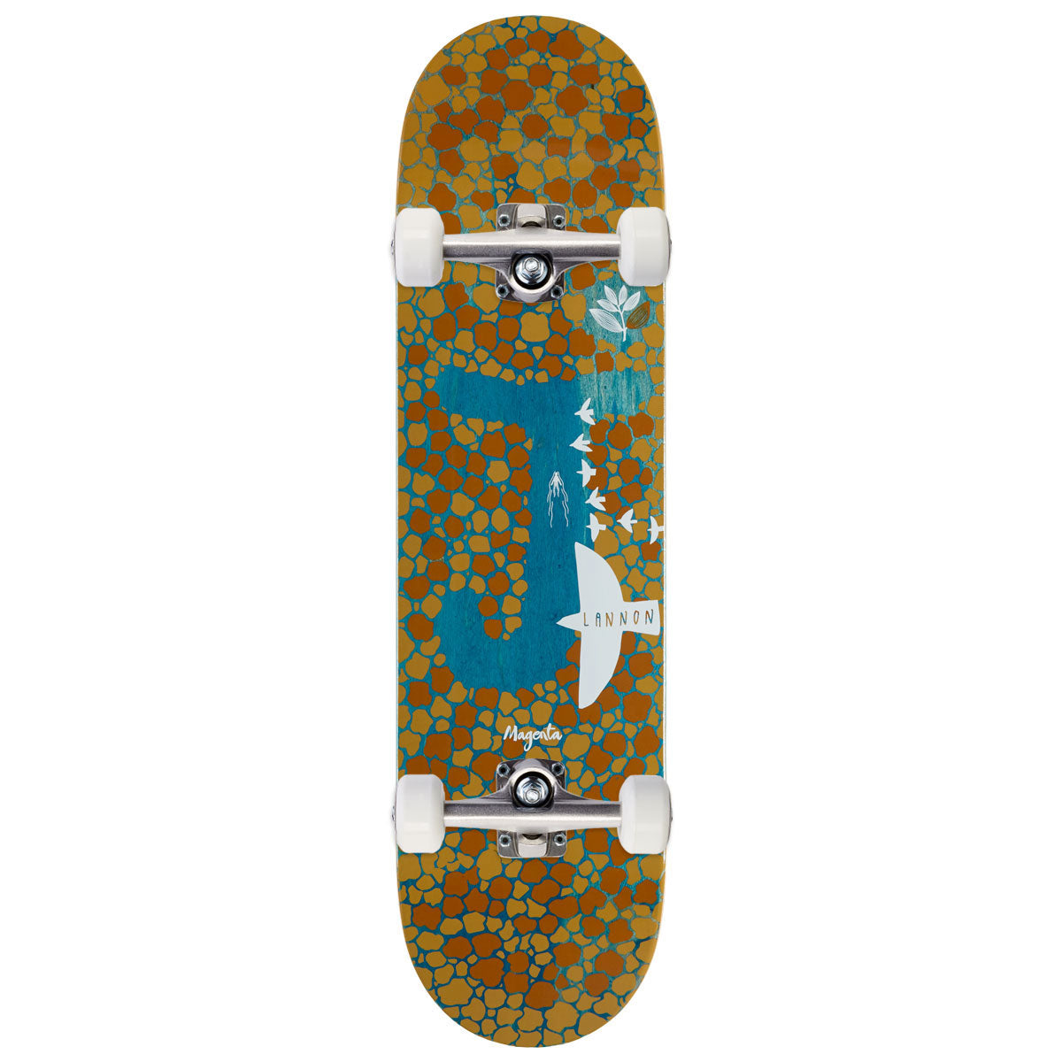 Magenta Jimmy Lannon Springwater Skateboard Complete - 8.125