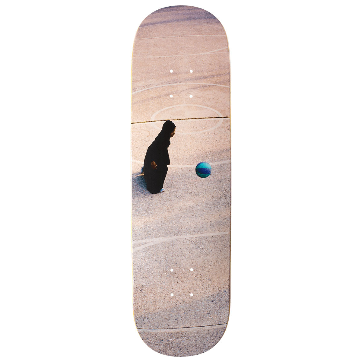 Violet Girl In Khumar Playing Basketball Kader Sylla Skateboard Deck - 8.38