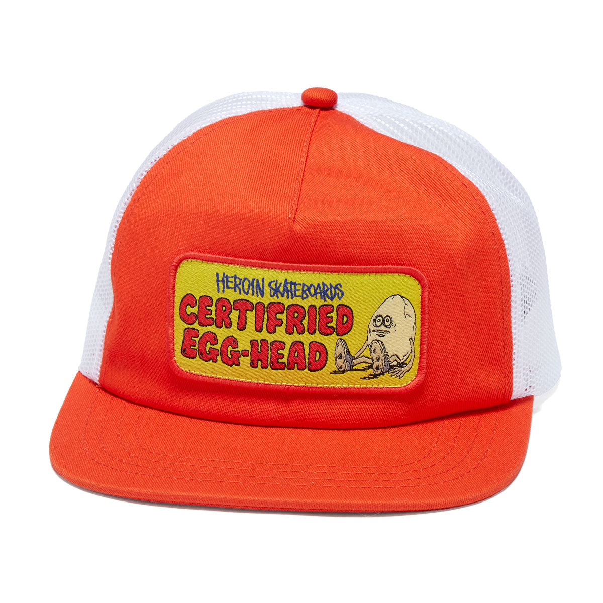Heroin Certifried Trucker Hat - Orange image 1