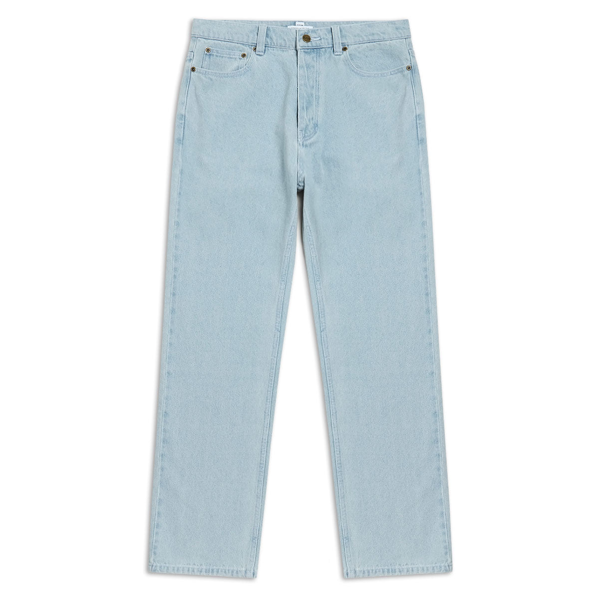 CCS Western Straight Denim Jeans - Bleach Wash image 2