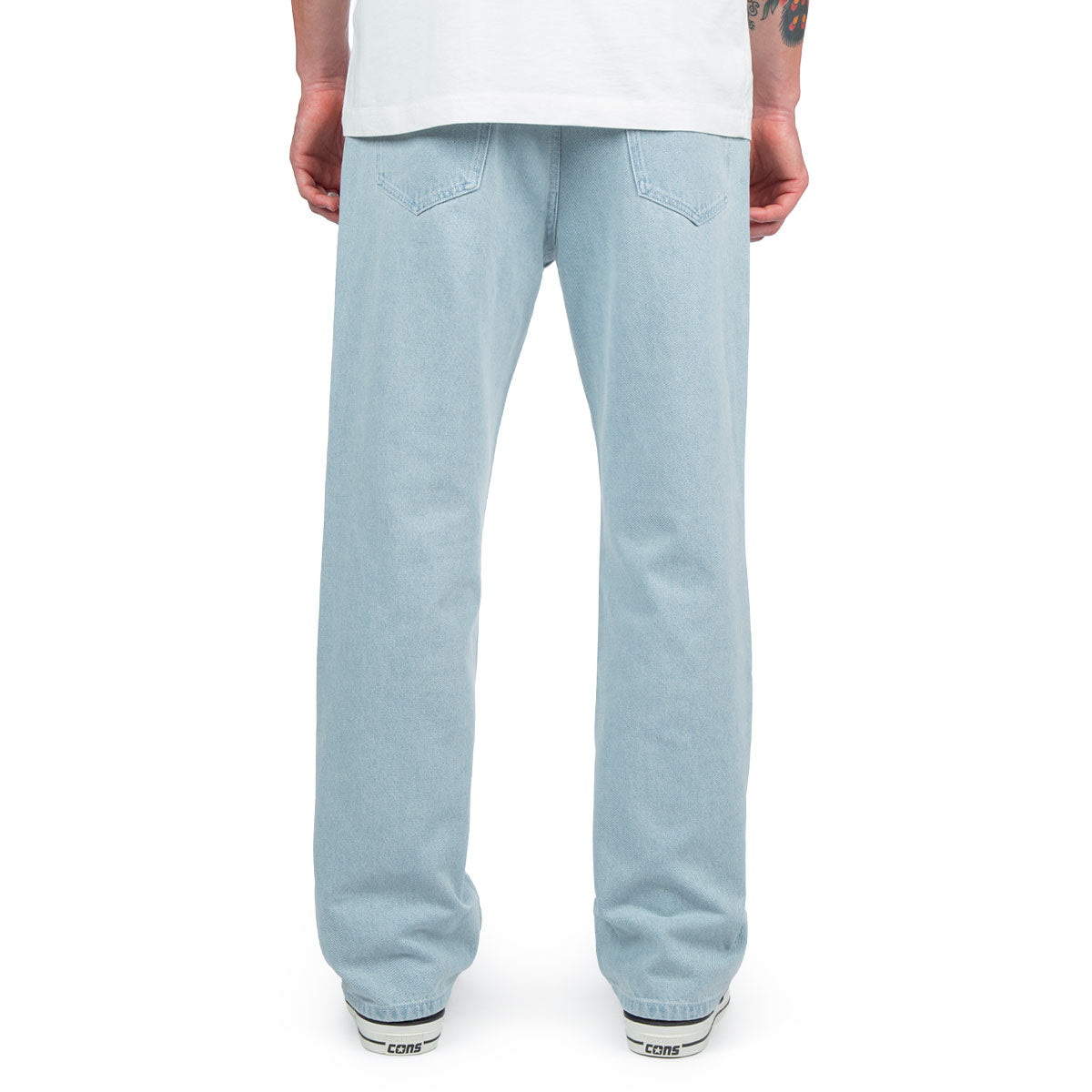 CCS Western Straight Denim Jeans - Bleach Wash image 4