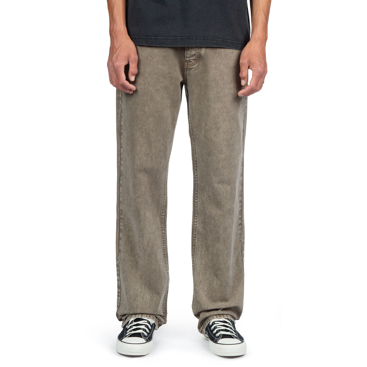 CCS Western Straight Denim Jeans - Faded Brown image 1