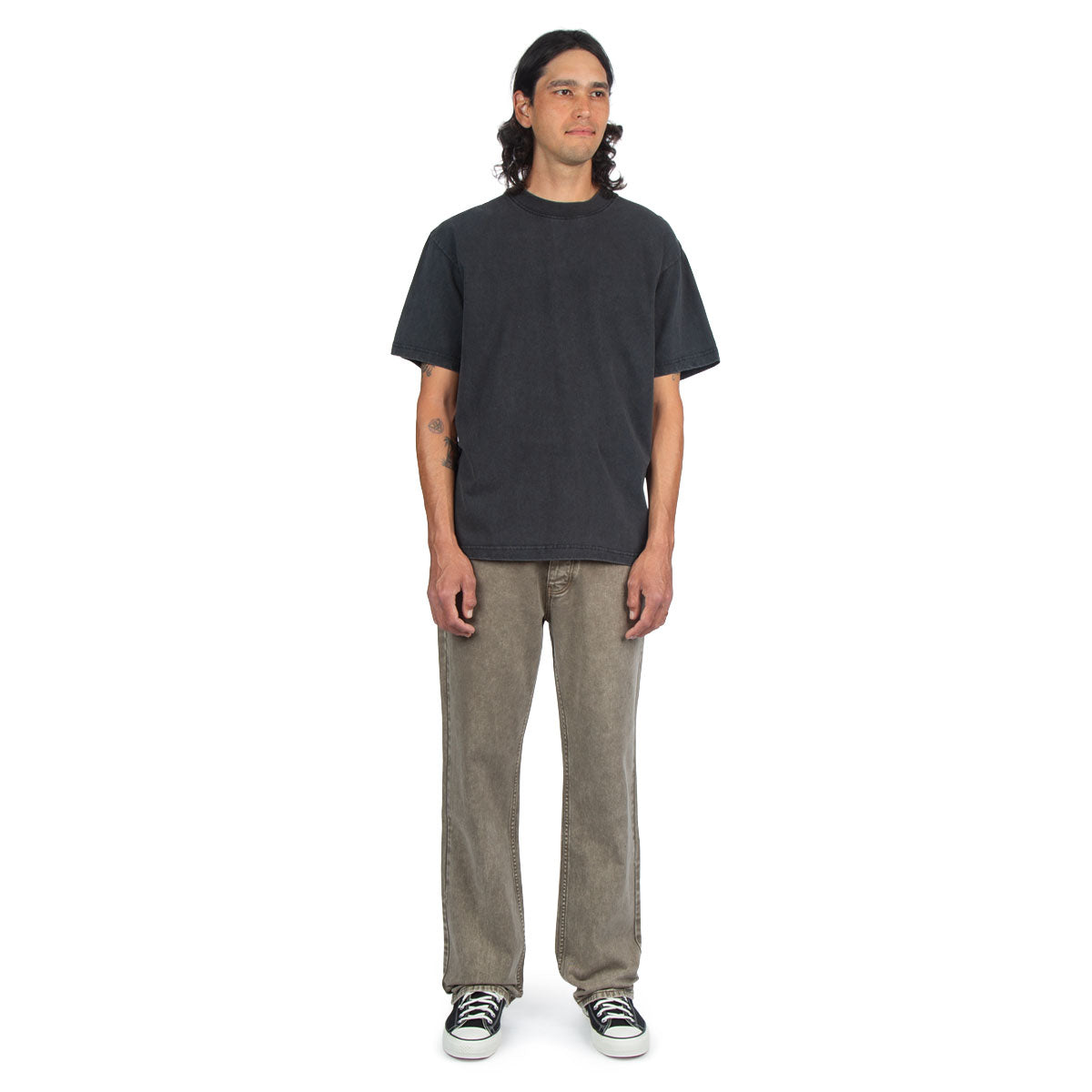 CCS Western Straight Denim Jeans - Faded Brown image 3