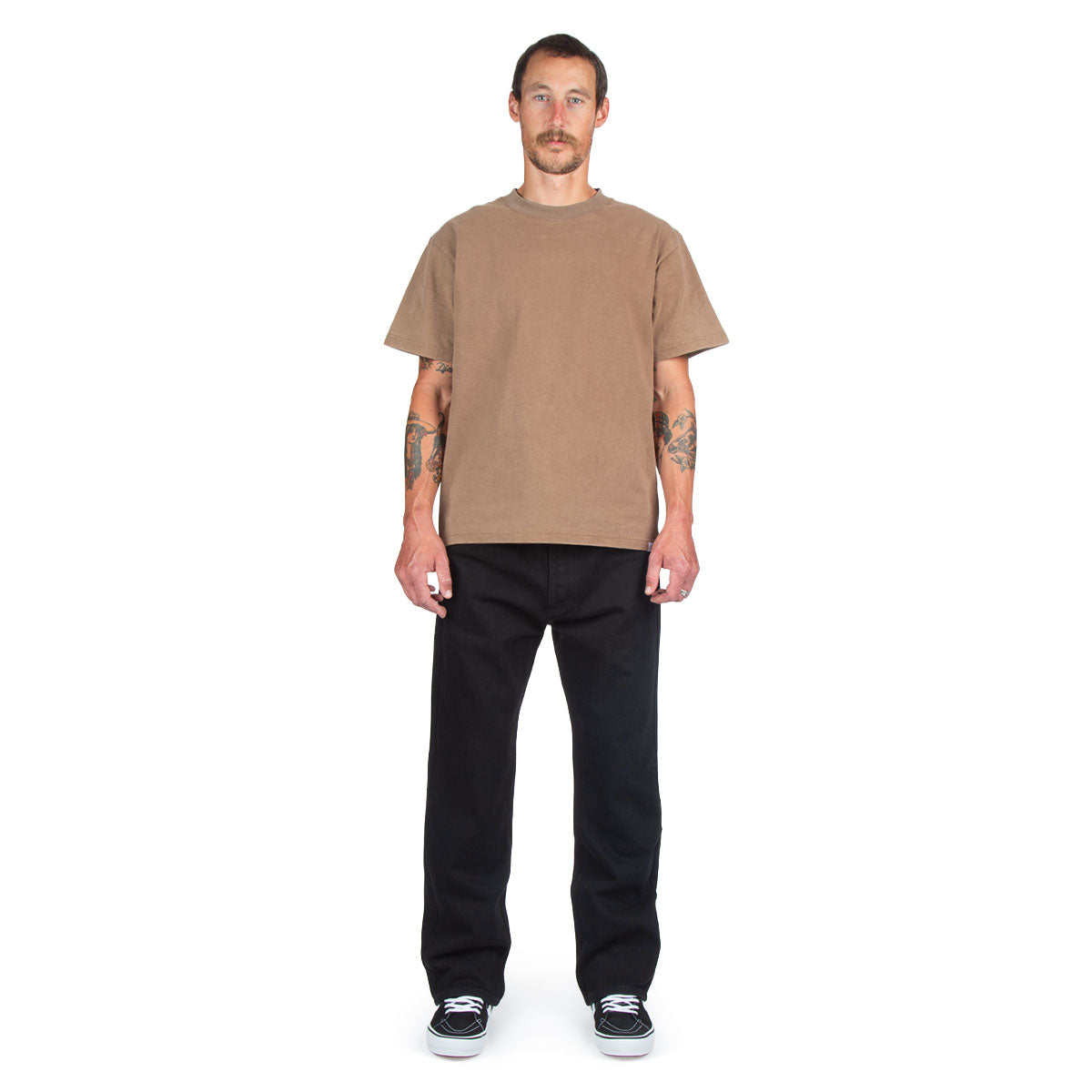 CCS Western Straight Denim Jeans - Black image 3