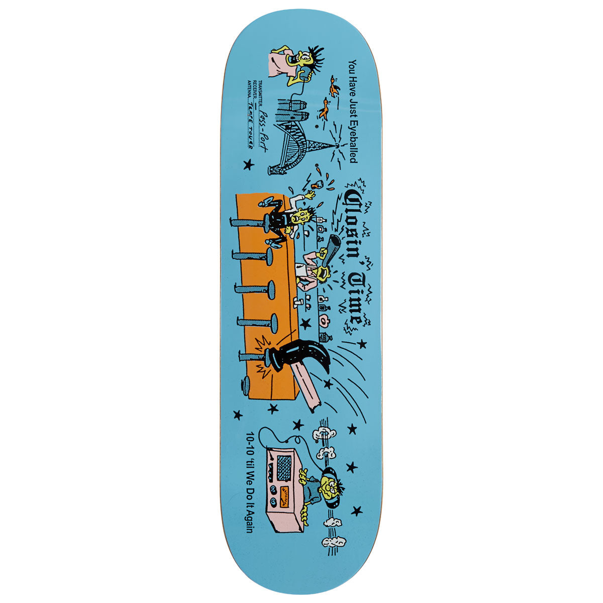 Passport Eyeball Series Closin Time Skateboard Deck - 8.874