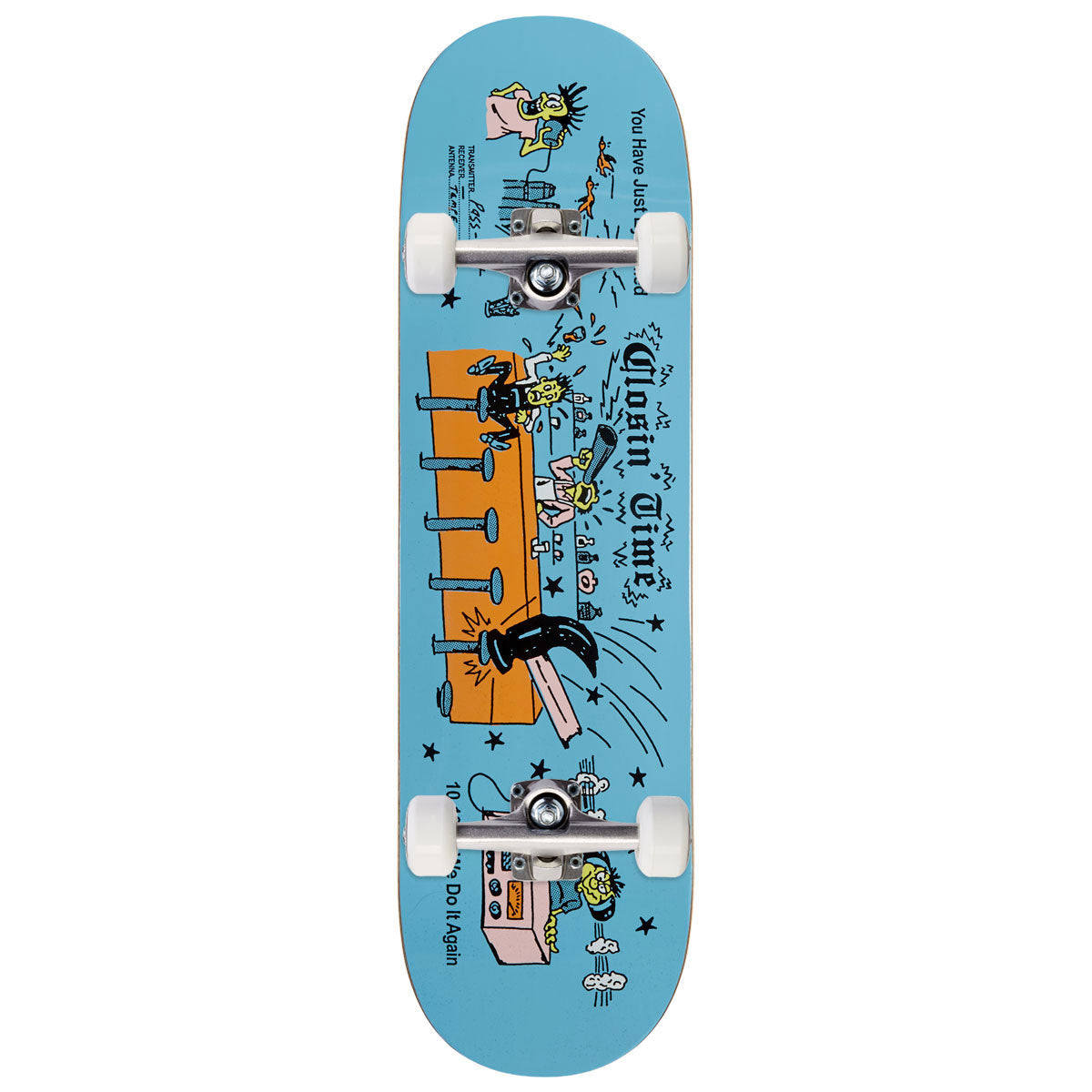 Passport Eyeball Series Closin Time Skateboard Complete - 8.874