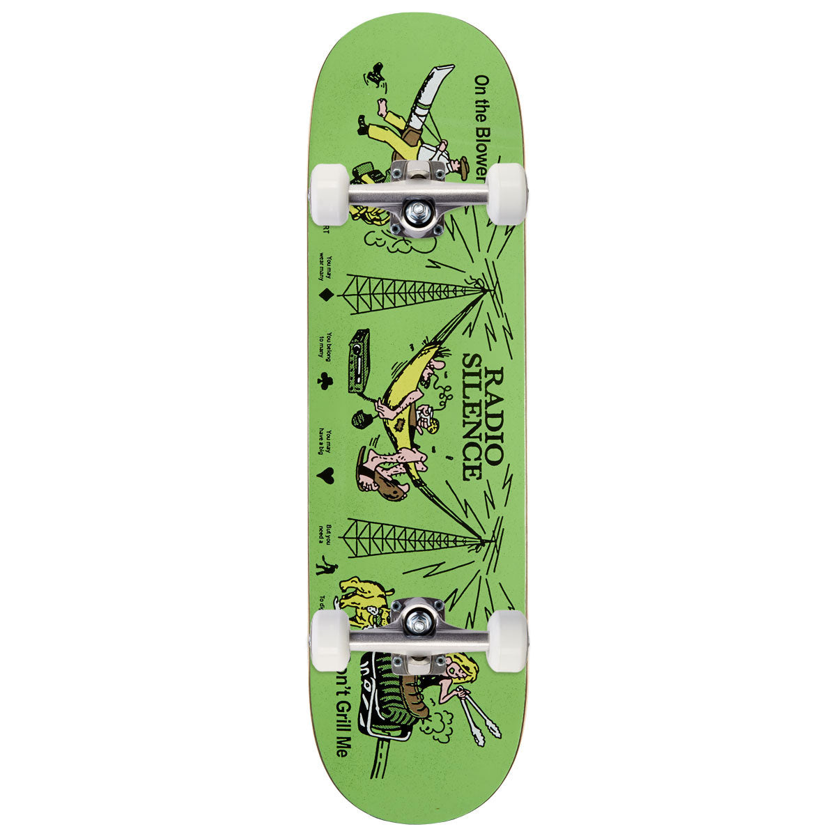 Passport Eyeball Series Can You Read Me Skateboard Complete - 8.25