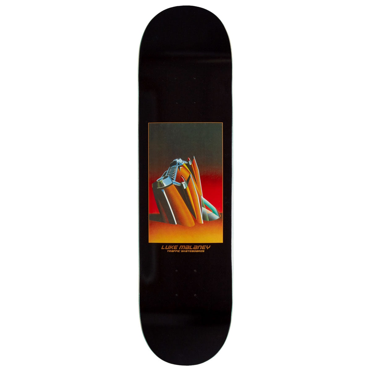 Traffic Luke Malaney On The Beach Skateboard Deck - 8.25
