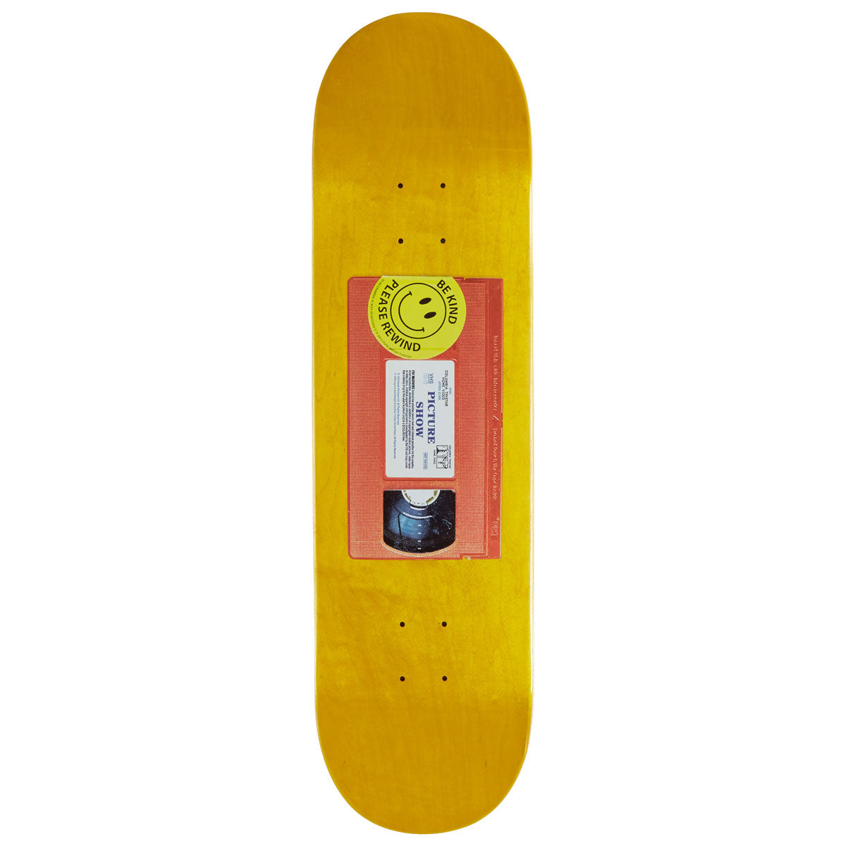 Picture Show Cassette Skateboard Deck - Woodgrain Varied Stains - 8.50
