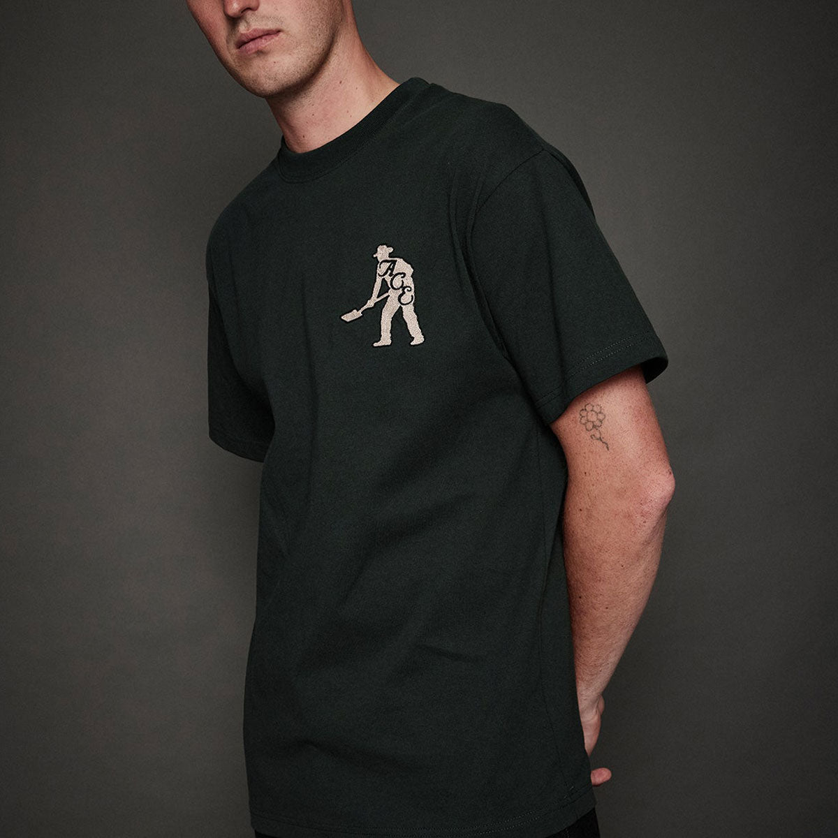 Ace x Passport Ace & Spade T-Shirt - Forest Green image 4