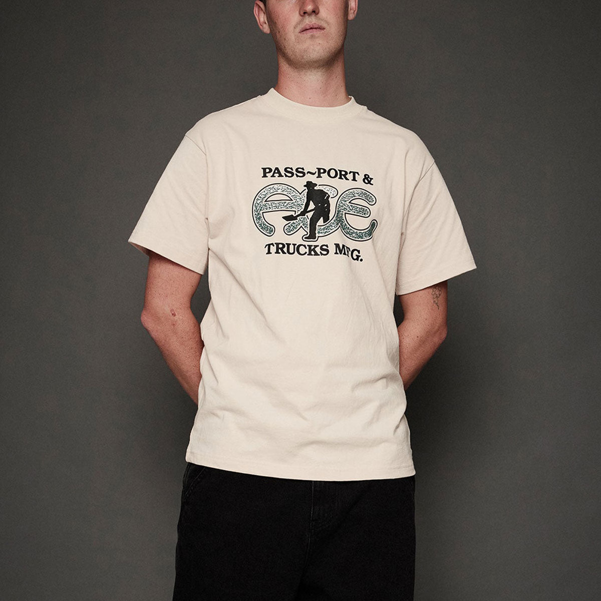 Ace x Passport Hammertone T-Shirt - Natural image 3