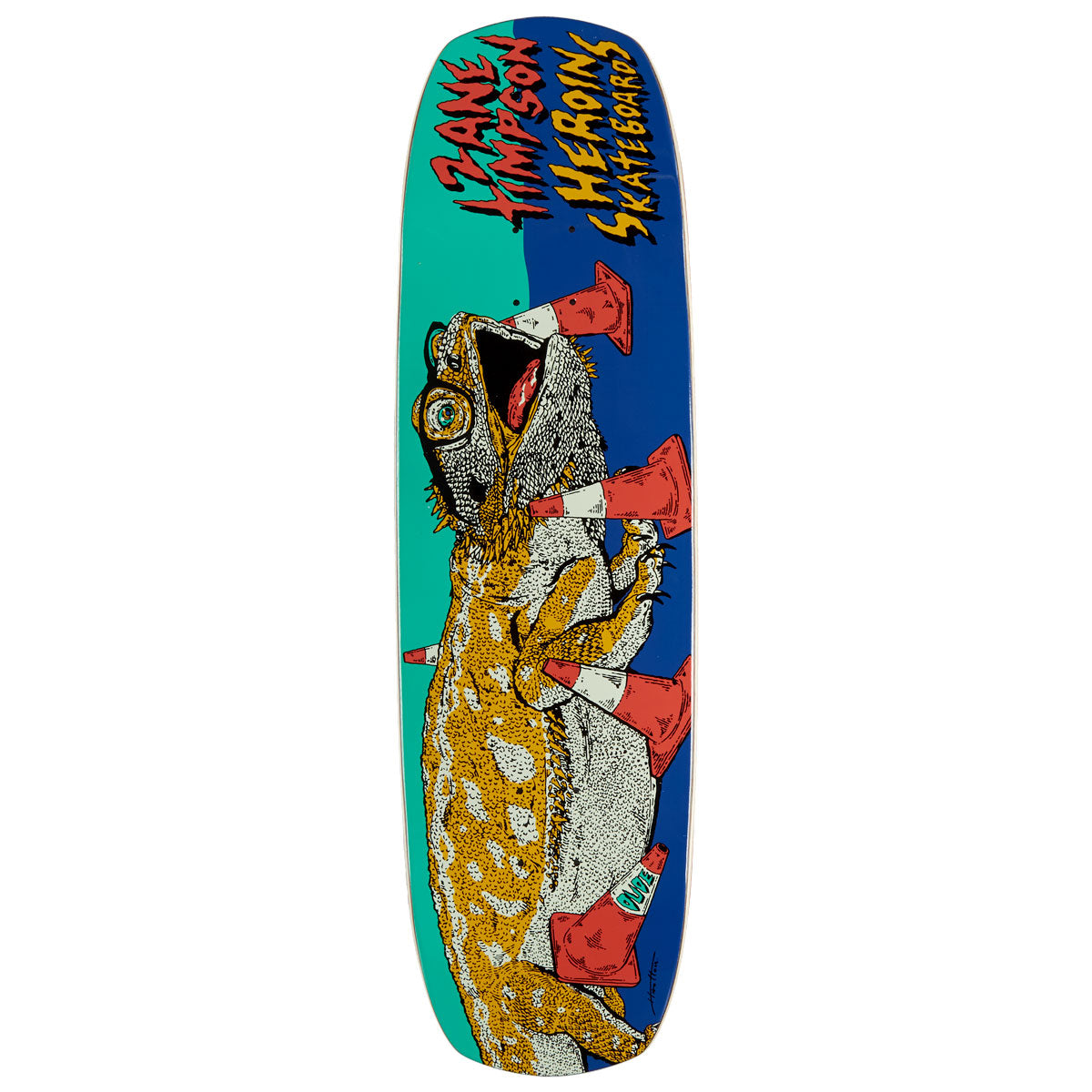 Heroin Zane Dude Skateboard Deck - 9.00