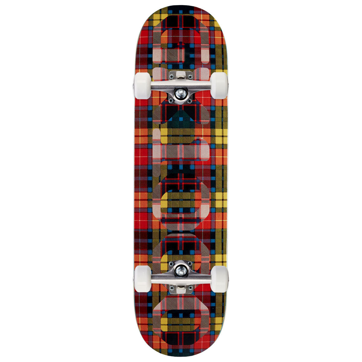 GX1000 OG Logo Skateboard Complete - Tartan Orange - 8.375
