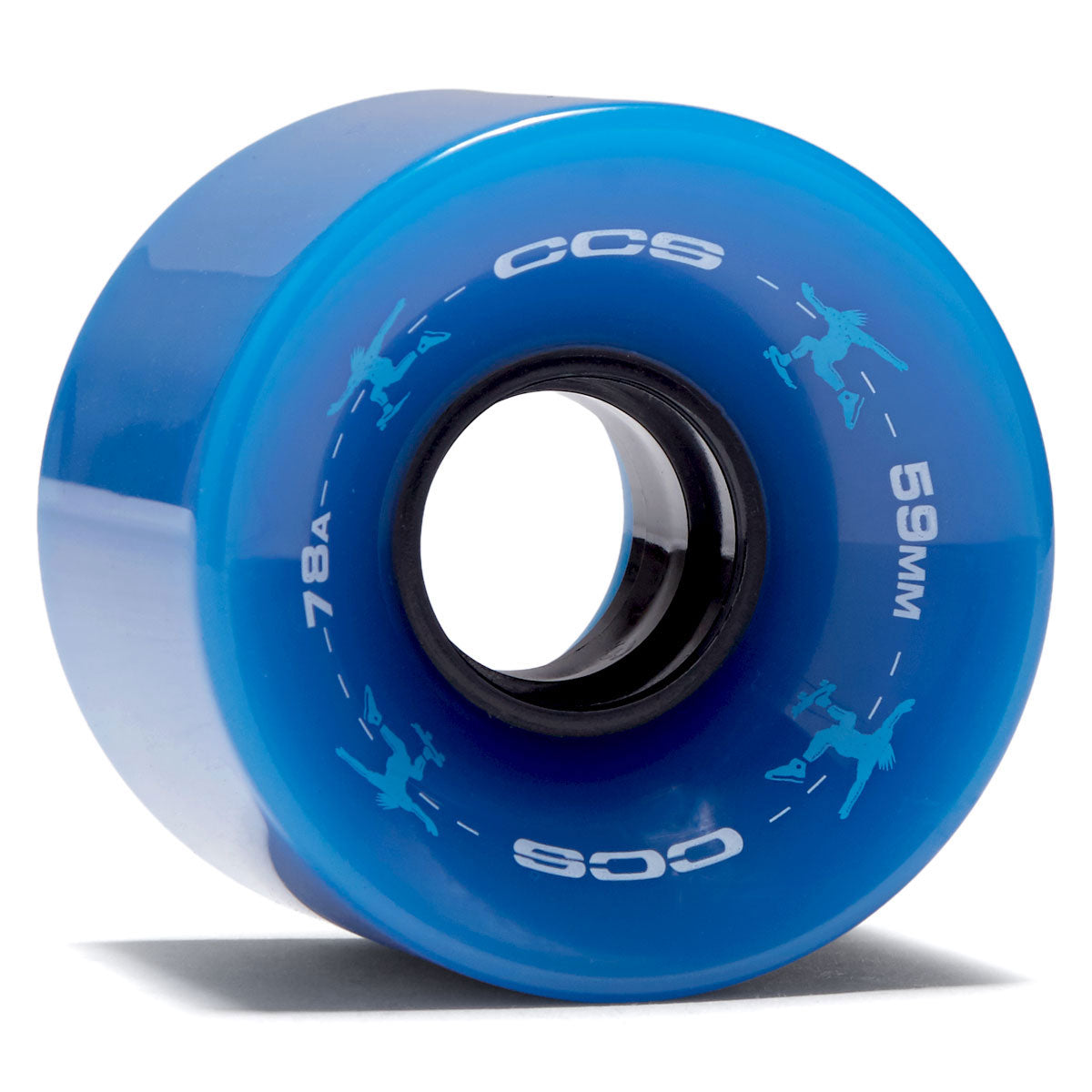 CCS Retro Cruiser 78a Skateboard Wheels - Blue - 59mm image 1