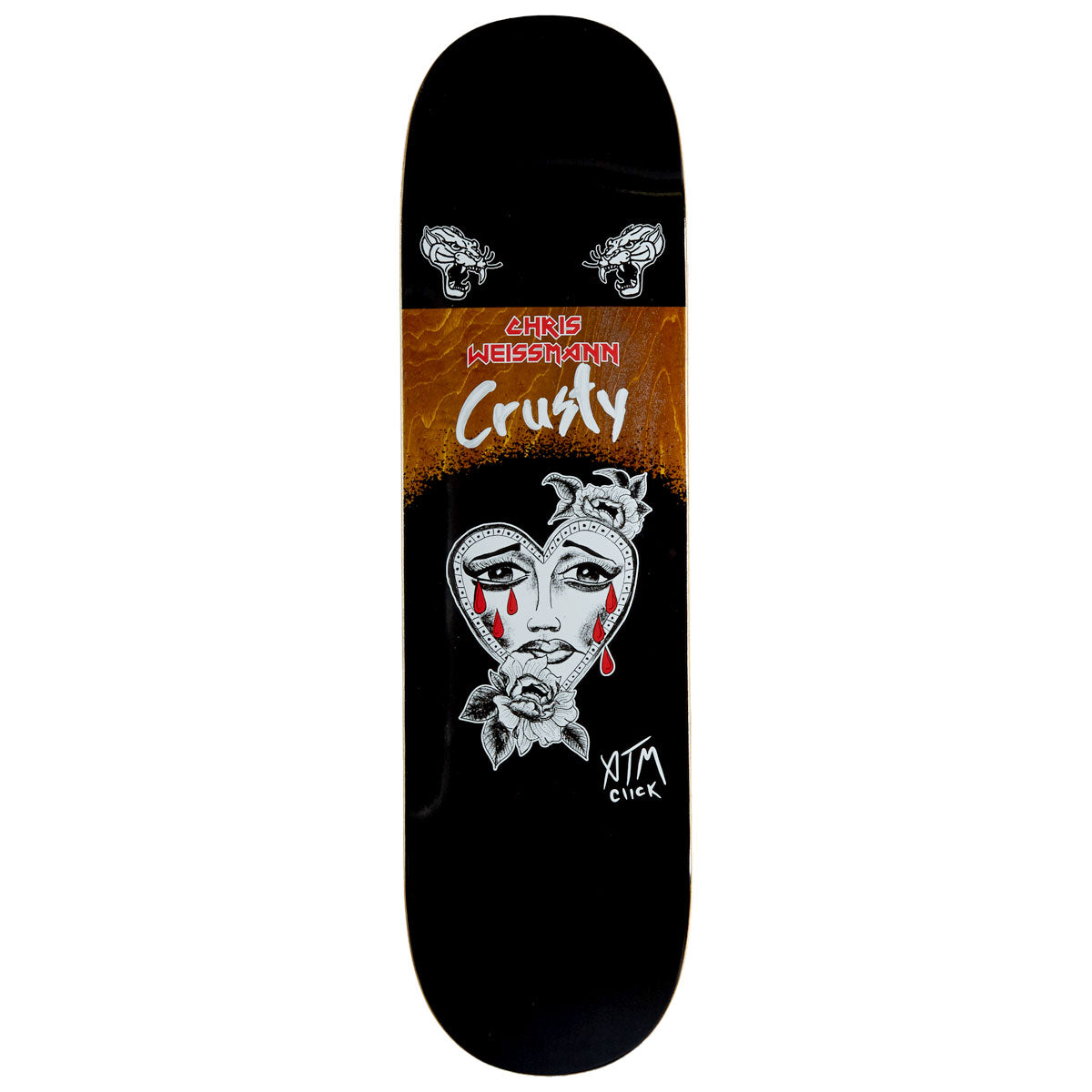 ATM Chris Weissmann Heart Skateboard Deck - 8.50